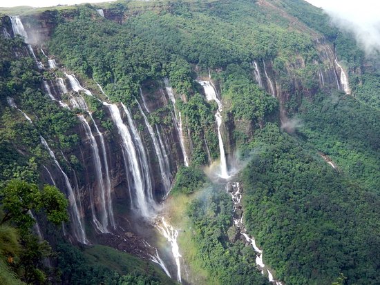 Nohsngithiang Waterfalls